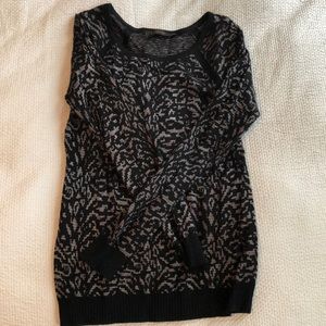 Black/silver sweater